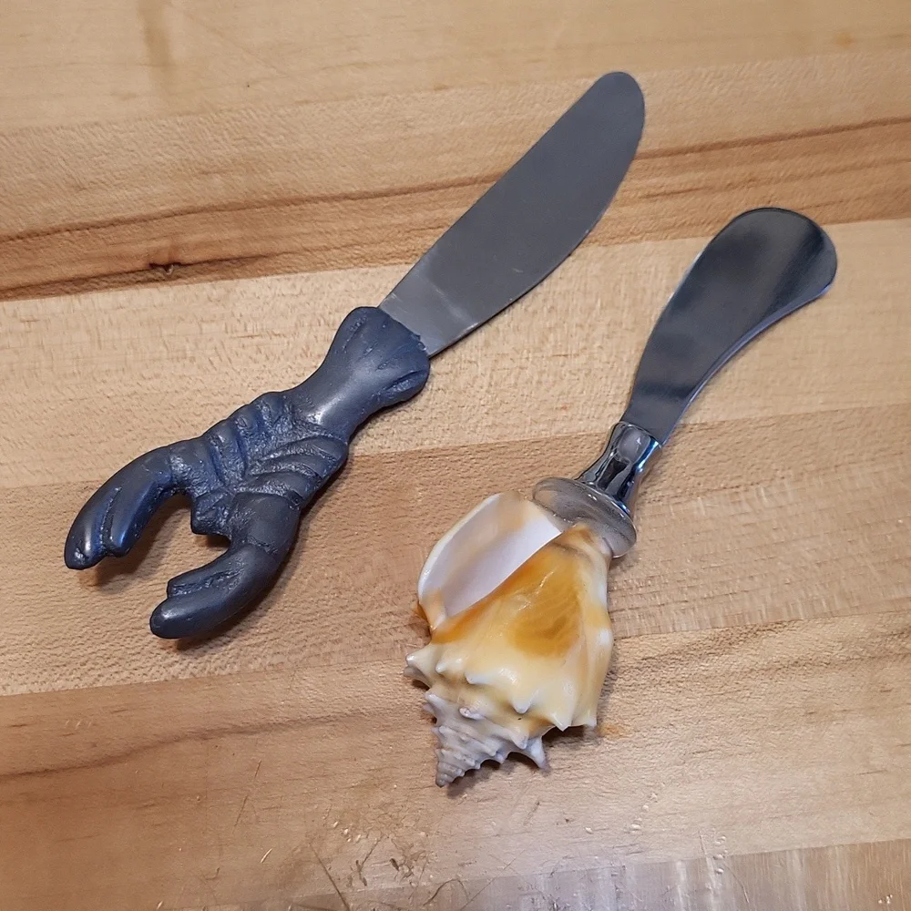 Butter Cheese Spreader Sea Shell & Lobster